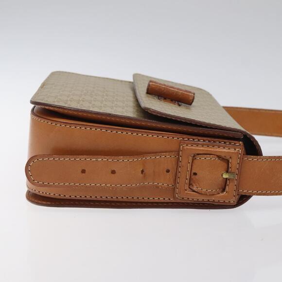 CELINE Macadam Canvas Shoulder Bag Pvc Beige - Picture 4 of 13